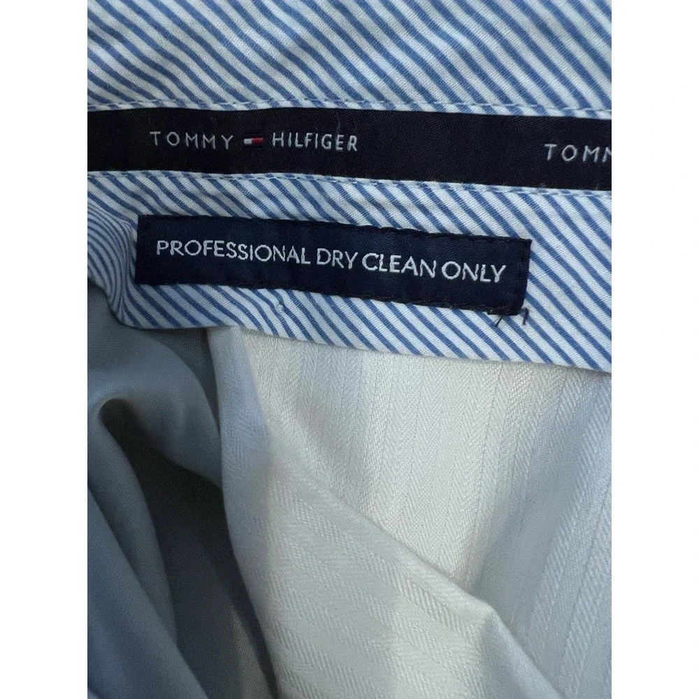Tommy‎ Hilfiger Men's Blue Wool Suit Suit Size 40R Pants 35x31